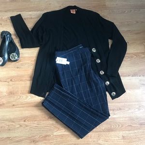 Amanda&Chelsea plaid pants NWT